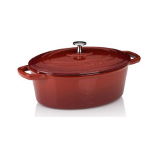 Гусятниця Kela Calido чавунна з кришкою 4 л червона (12860)