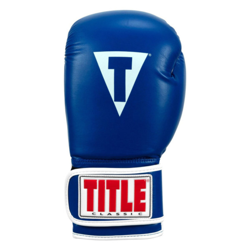 Боксерські рукавички Title Classic Pro Style 3.0 Blue/White 12 oz (CVVTG3 12 BL/WH)