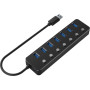Концентратор Gembird USB 3.0 7 ports (UHB-U3P7P-01) Концентратор Gembird USB 3.0 7 ports (UHB-U3P7P-01)