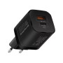 Зарядний пристрій Promate 33W USB-C + USB-A (powerport-33.black) Зарядний пристрій Promate 33W USB-C + USB-A (powerport-33.black)