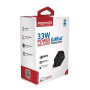 Зарядний пристрій Promate 33W USB-C + USB-A (powerport-33.black) Зарядний пристрій Promate 33W USB-C + USB-A (powerport-33.black)