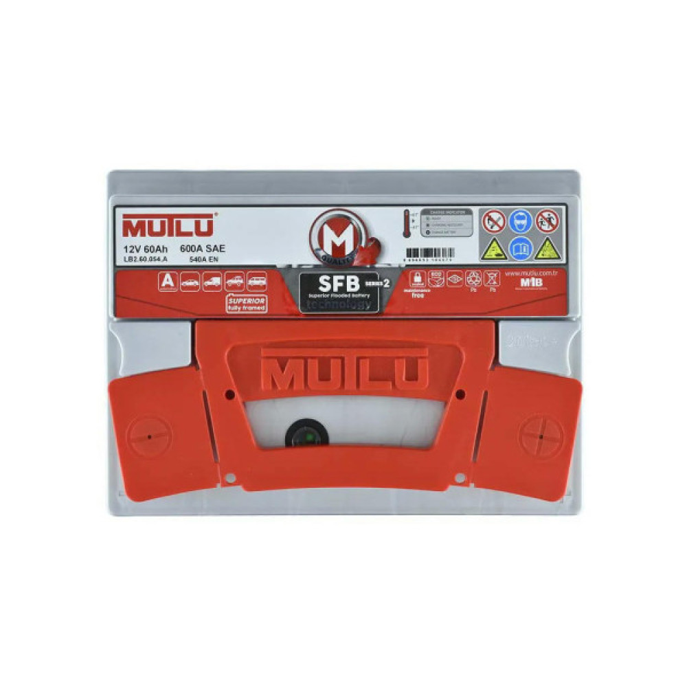 Акумулятор автомобільний MUTLU 6СТ-60 (0) SFB LB2.60.054.A