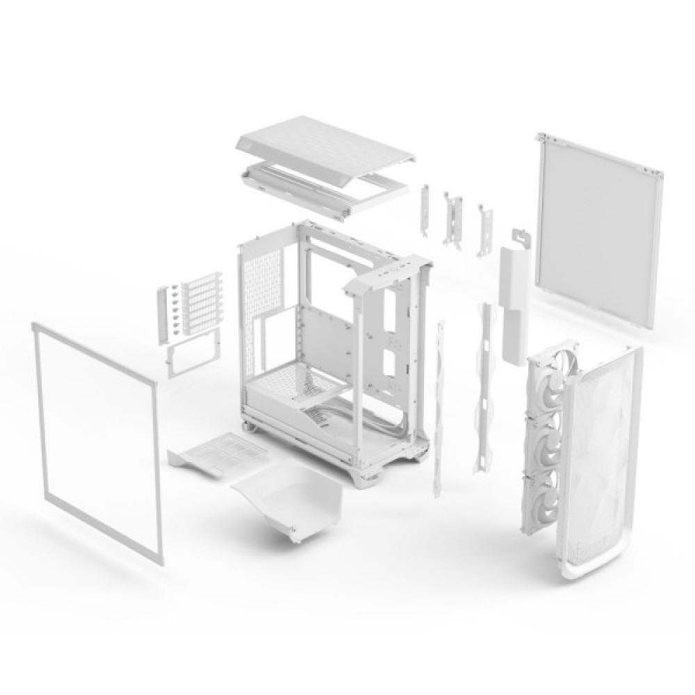 FRACTAL DESIGN Meshify 3 White TG CT (FD-C-MES3A-04)