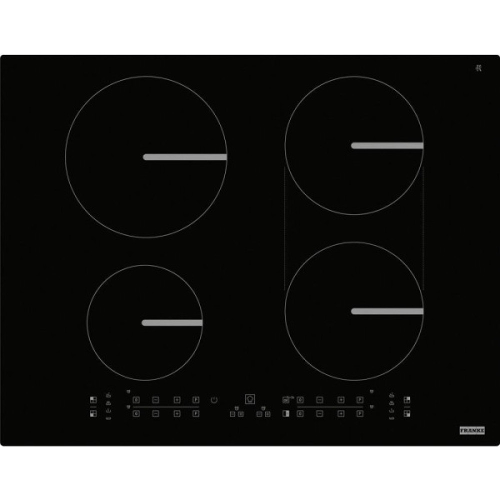 Варильна поверхня Franke Smart FSM 654 I B BK, індукційна, Slider, Bridge, Power Limitation, чорна