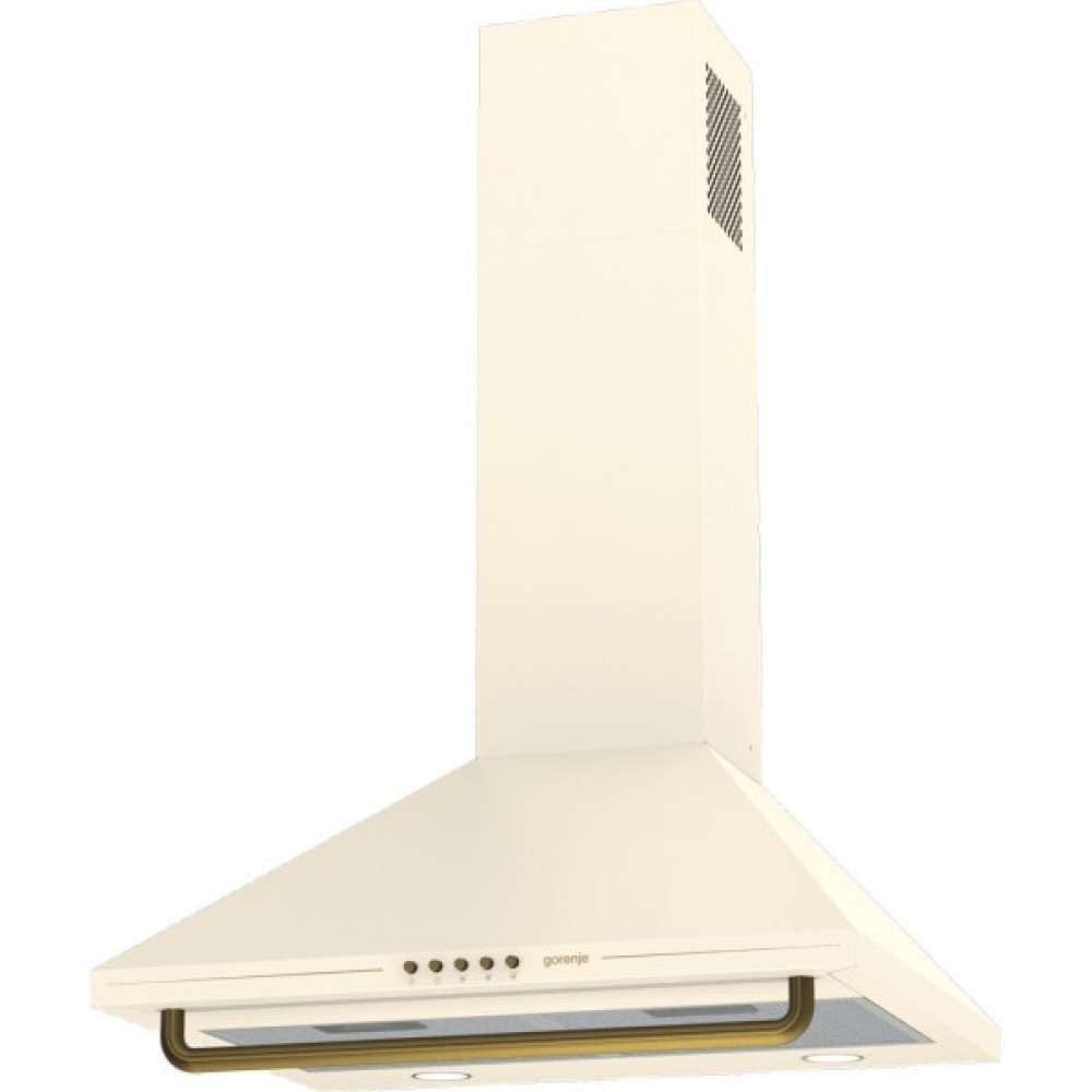 Витяжка Gorenje купольна, 60см, 650м3ч, бежевий