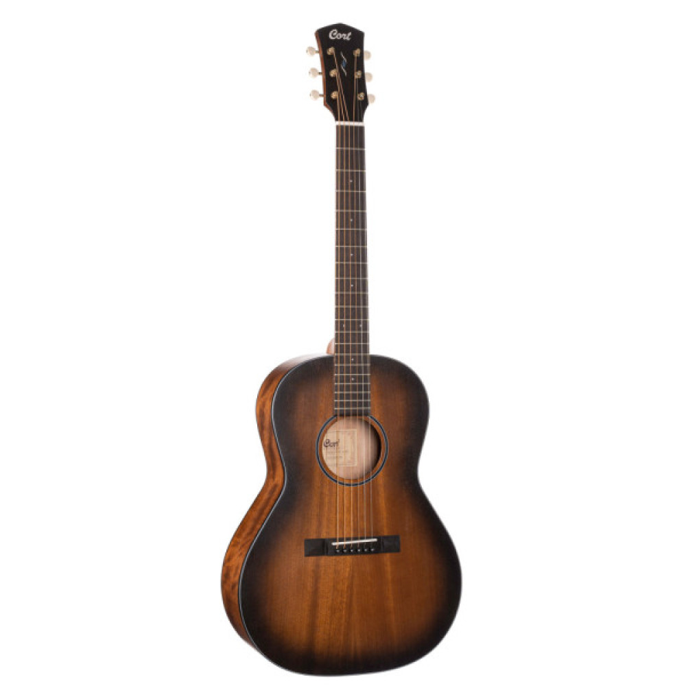 Гітара електроакустична Cort Core-PE Mahogany (Open Pore Black Burst)
