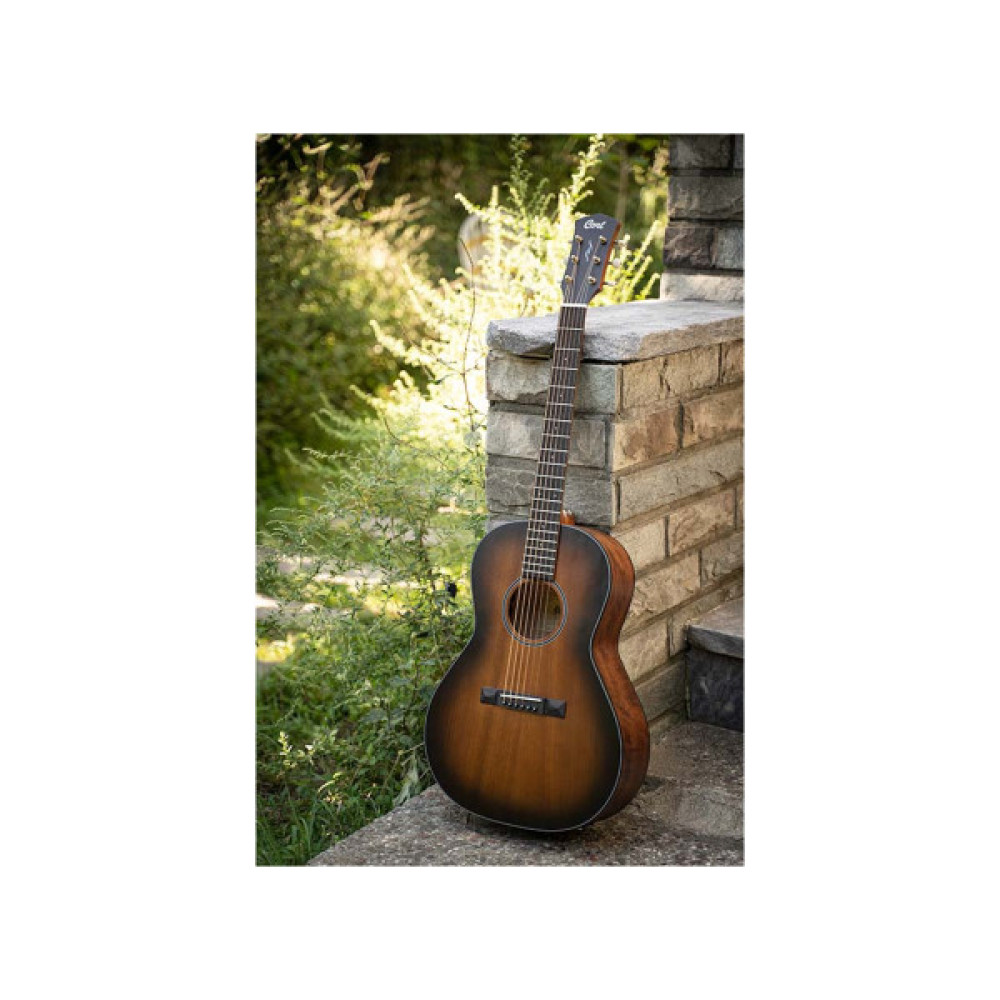 Гітара електроакустична Cort Core-PE Mahogany (Open Pore Black Burst)