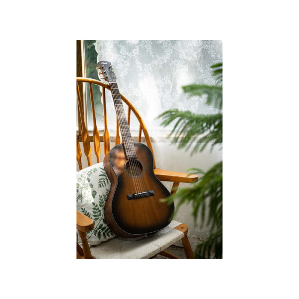 Гітара електроакустична Cort Core-PE Mahogany (Open Pore Black Burst)