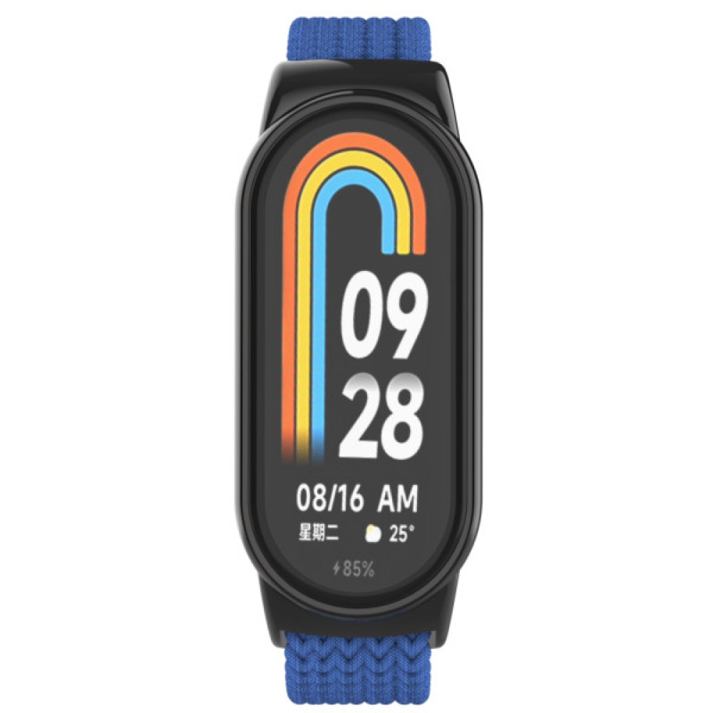 Ремінець до фітнес браслета Armorstandart Braided Solo Loop для Xiaomi Smart Band 10/9/8 Blue (ARM86880)