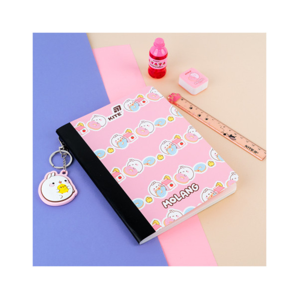 Блокнот Kite з магнітною закладкою Molang А5, 60 аркушів, клітинка (ML25-192)