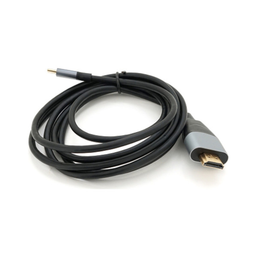 Кабель мультимедійний USB-C to HDMI M 1.8m 4K60Hz black Voltronic (YT-HDMI (M)-Type-C (M)-B)