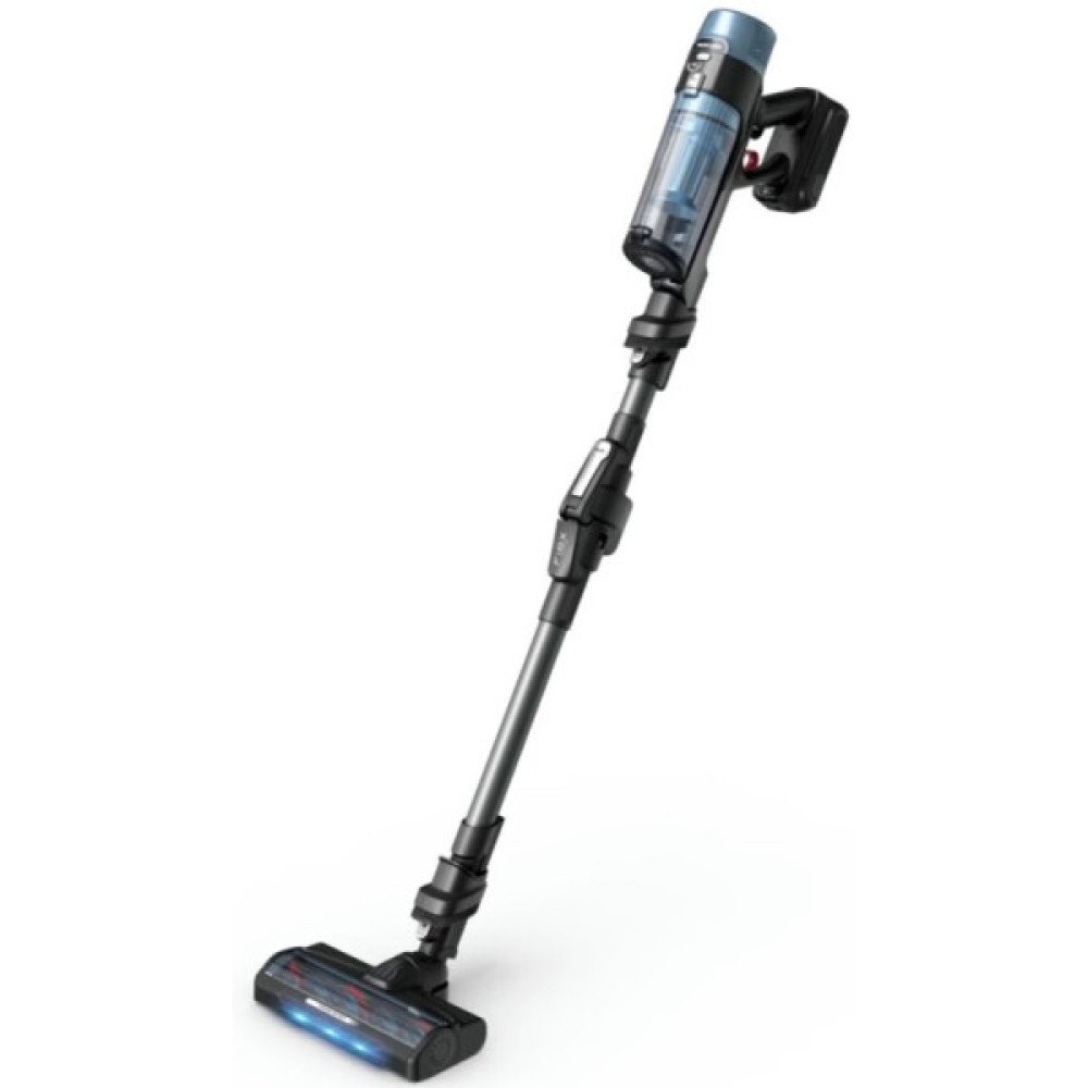 Пилосос Rowenta безпровідний X-Force Flex 10.80, 300Вт, вологе прибирання, конт пил -0.44л, автон. робота до 60хв, HEF system 99,9%, чорно-синій