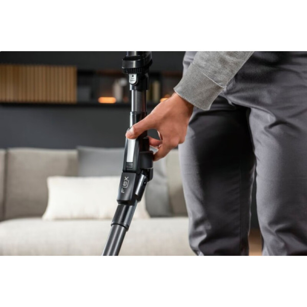 Пилосос Rowenta безпровідний X-Force Flex 10.80, 300Вт, вологе прибирання, конт пил -0.44л, автон. робота до 60хв, HEF system 99,9%, чорно-синій