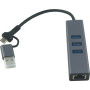 Концентратор USB 3.0 Type-C/Type-A to RJ45 Gigabit Lan, 3*USB 3.0, cable 13 cm Dynamode (DM-AD-GLAN-U3) Концентратор USB 3.0 Type-C/Type-A to RJ45 Gigabit Lan, 3*USB 3.0, cable 13 cm Dynamode (DM-AD-GLAN-U3)