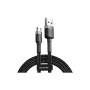 Дата кабель USB 2.0 AM to Micro 5P 3.0m 2A Gray-Black Baseus (CAMKLF-HG1) Дата кабель USB 2.0 AM to Micro 5P 3.0m 2A Gray-Black Baseus (CAMKLF-HG1)