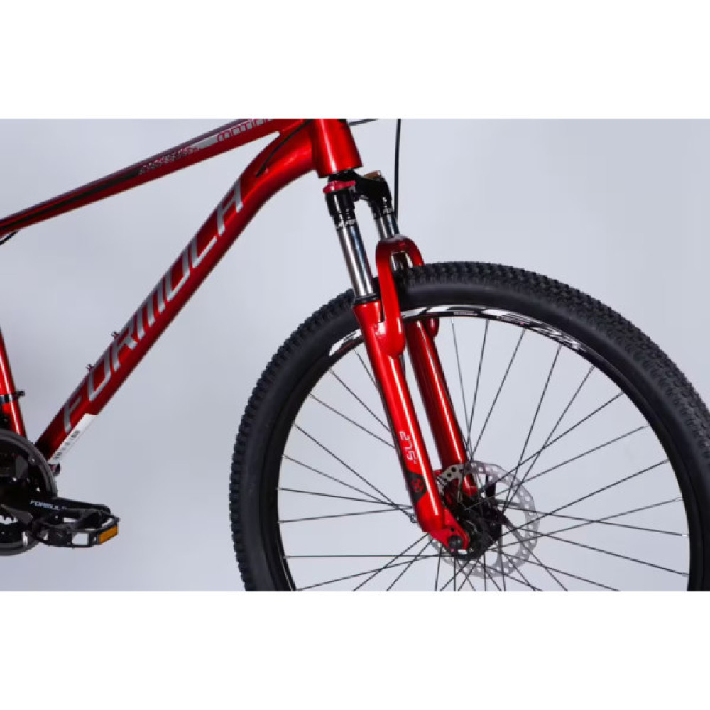 Велосипед Formula 27.5" MOTION DD рама-16" AL 2026 червоний з сірим (OPS-FR-27.5-295)
