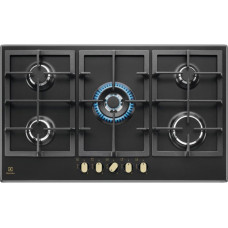 Варильна поверхня Electrolux газова, 90см, чавун, чорний