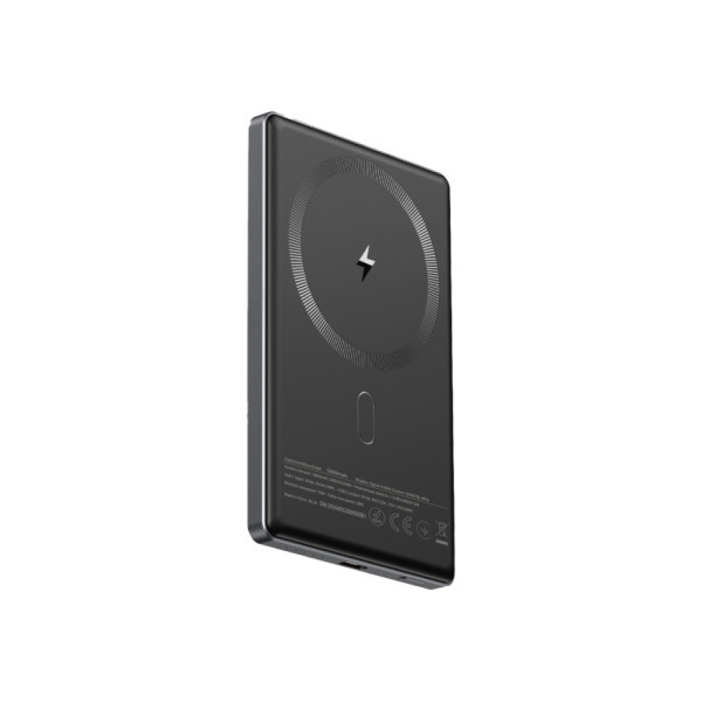 Батарея універсальна Sigma X-power SI05A7QL-MAG 5000mAh, Magnetic wireless 15W, PD, QC, 20Wmax, MagSafe (4827798359419)