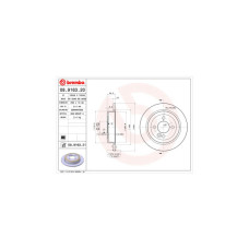 Гальмівний диск Brembo 08.9163.21