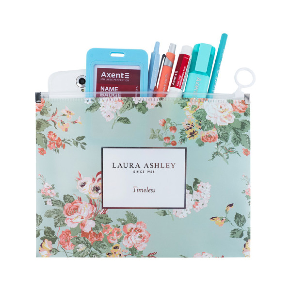 Папка на блискавці Axent zip-lock А5 Laura Ashley, Timeless (1498-32-A)
