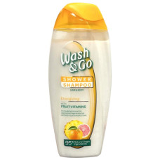 Шампунь Wash&Go 2 в 1 Енергія вітамінів фруктів 250 мл (8008970053127) Шампунь Wash&Go 2 в 1 Енергія вітамінів фруктів 250 мл (8008970053127)