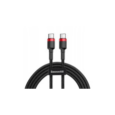 Дата кабель USB-C to USB-C 1.0m USB 3.1 3A red Baseus (CATKLF-G91)