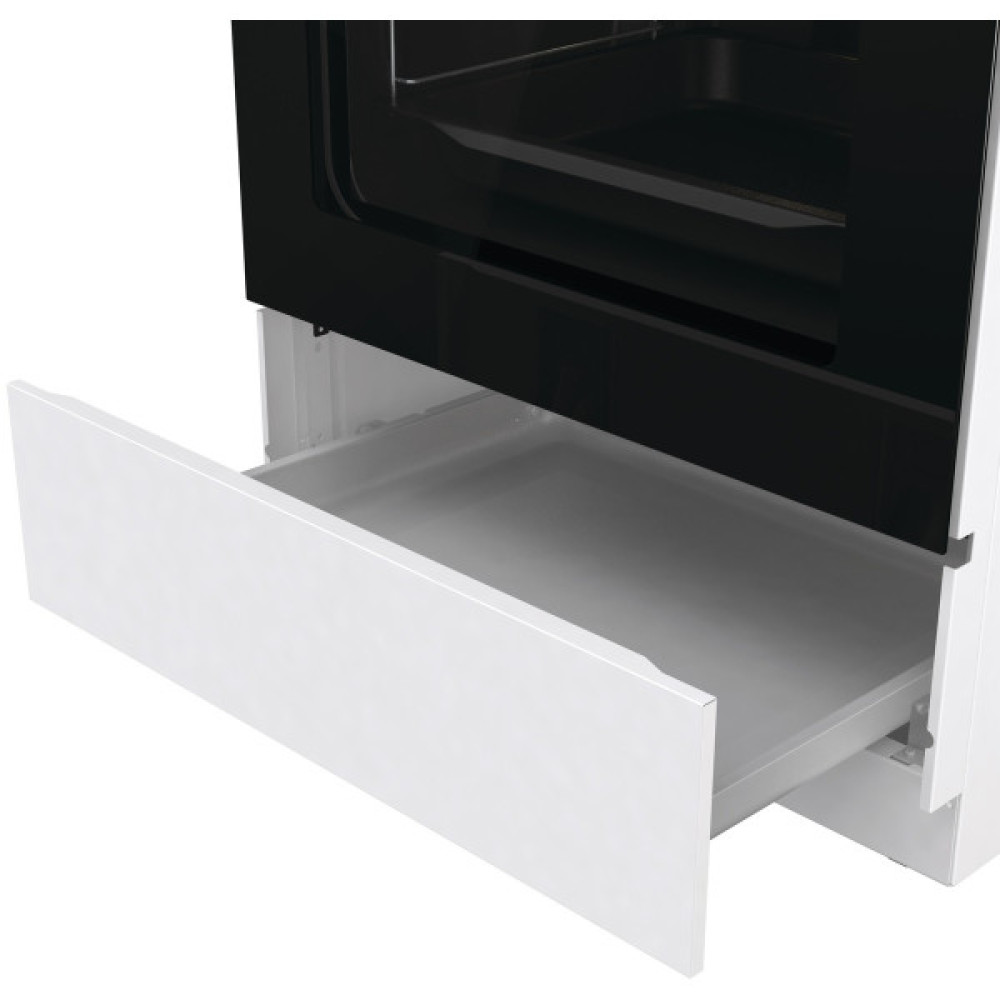 Плита Gorenje комбінована, 71л, 60x60см, чавун, білий