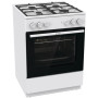 Плита Gorenje комбінована, 71л, 60x60см, чавун, білий
