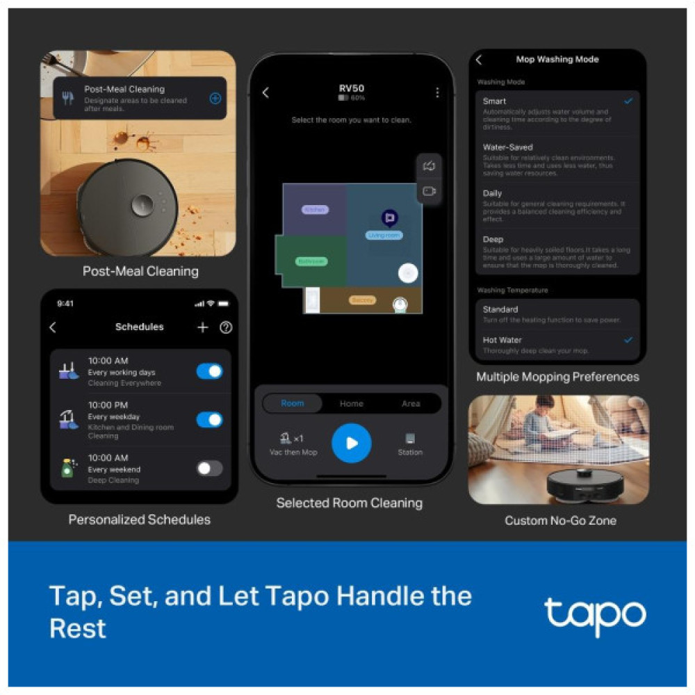 Пилосос TP-Link Tapo RV50 Pro Omni