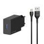 Зарядний пристрій Grand-X CH03LTB USB + cable USB to Lightning 10.5W Black (CH-03LTB) Зарядний пристрій Grand-X CH03LTB USB + cable USB to Lightning 10.5W Black (CH-03LTB)