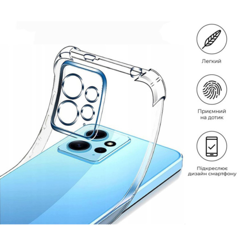 Чохол до мобільного телефона BeCover Anti-Shock Xiaomi Redmi Note 12 4G Clear (709325) Чохол до мобільного телефона BeCover Anti-Shock Xiaomi Redmi Note 12 4G Clear (709325)
