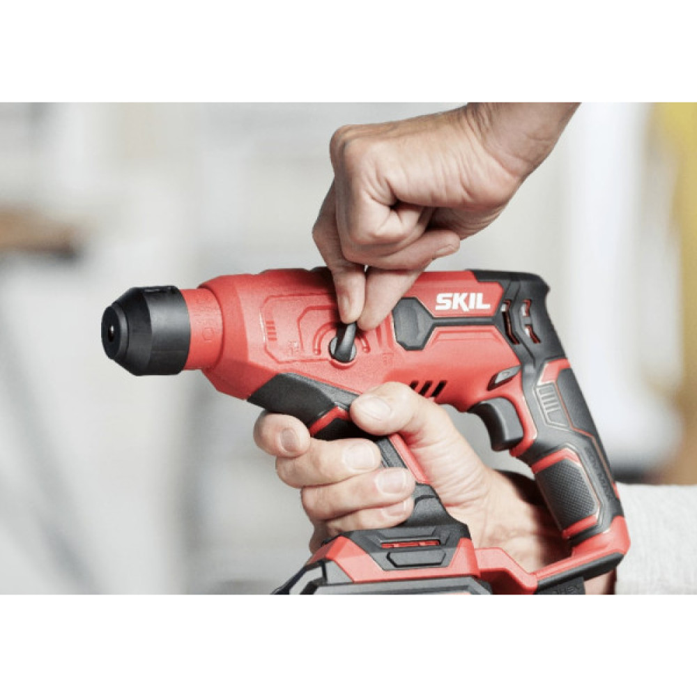 Перфоратор акумуляторний SKIL 3810 CA SDS-plus+ШЗП 20В 1Дж аксесуари кейс 1.5кг без АКБ та ЗП