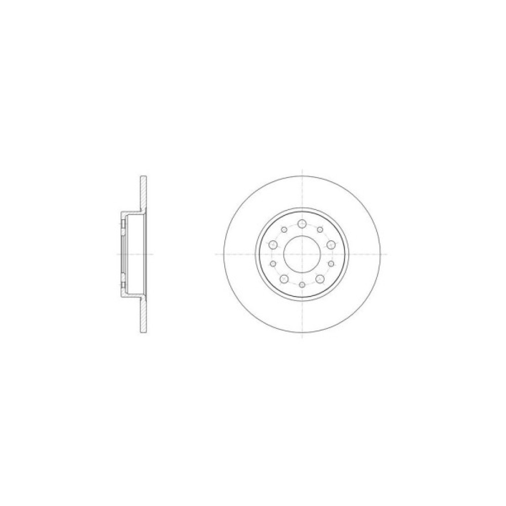 Гальмівний диск REMSA 61500.00