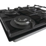 Варильна поверхня Gorenje газова на склі, 60см, чавун, чорний Варильна поверхня Gorenje газова на склі, 60см, чавун, чорний