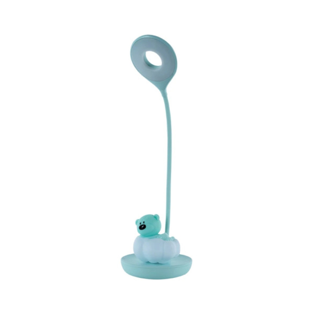 Настільна лампа Kite Cloudy Bear LED з акумулятором, зелена (K24-493-2-4)
