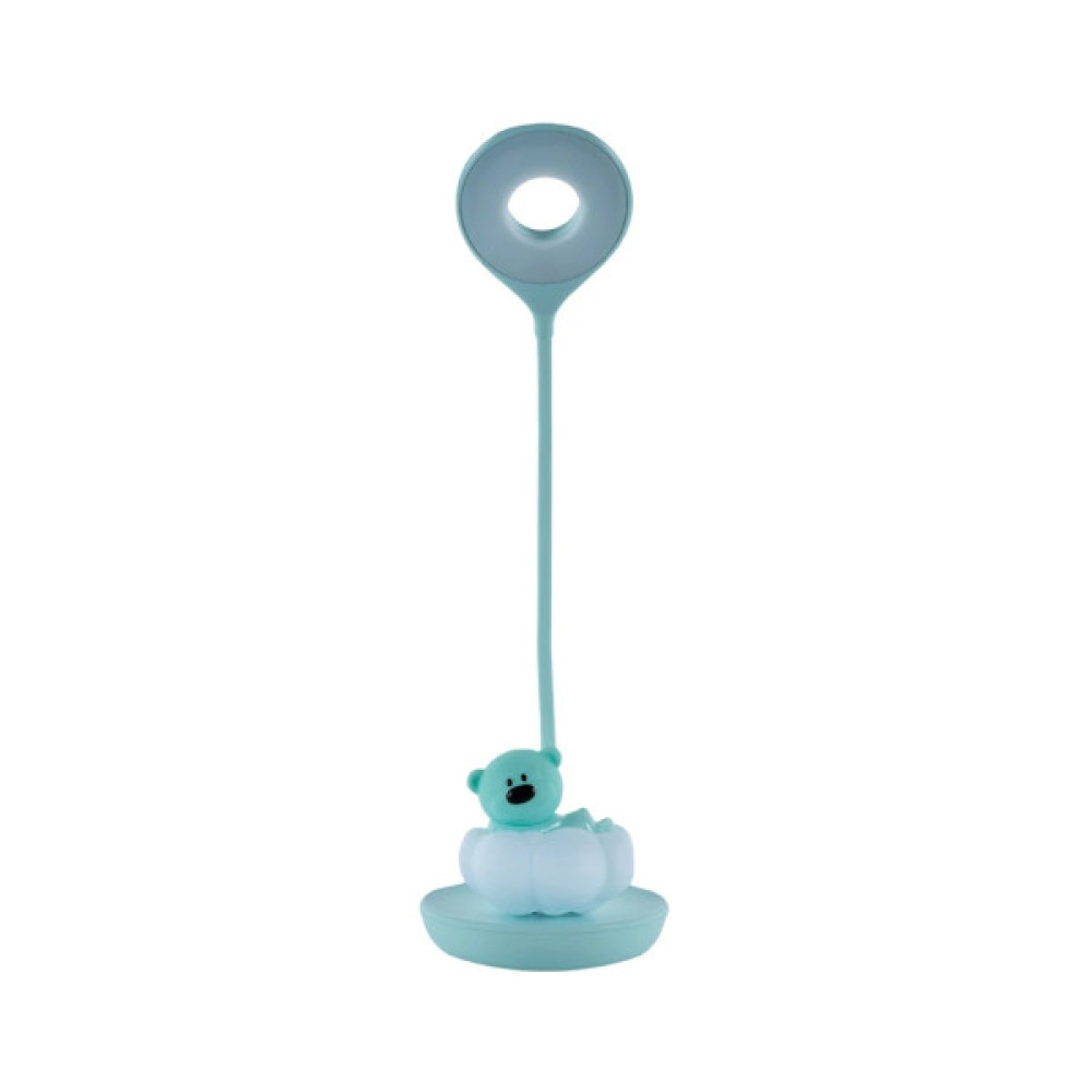 Настільна лампа Kite Cloudy Bear LED з акумулятором, зелена (K24-493-2-4)