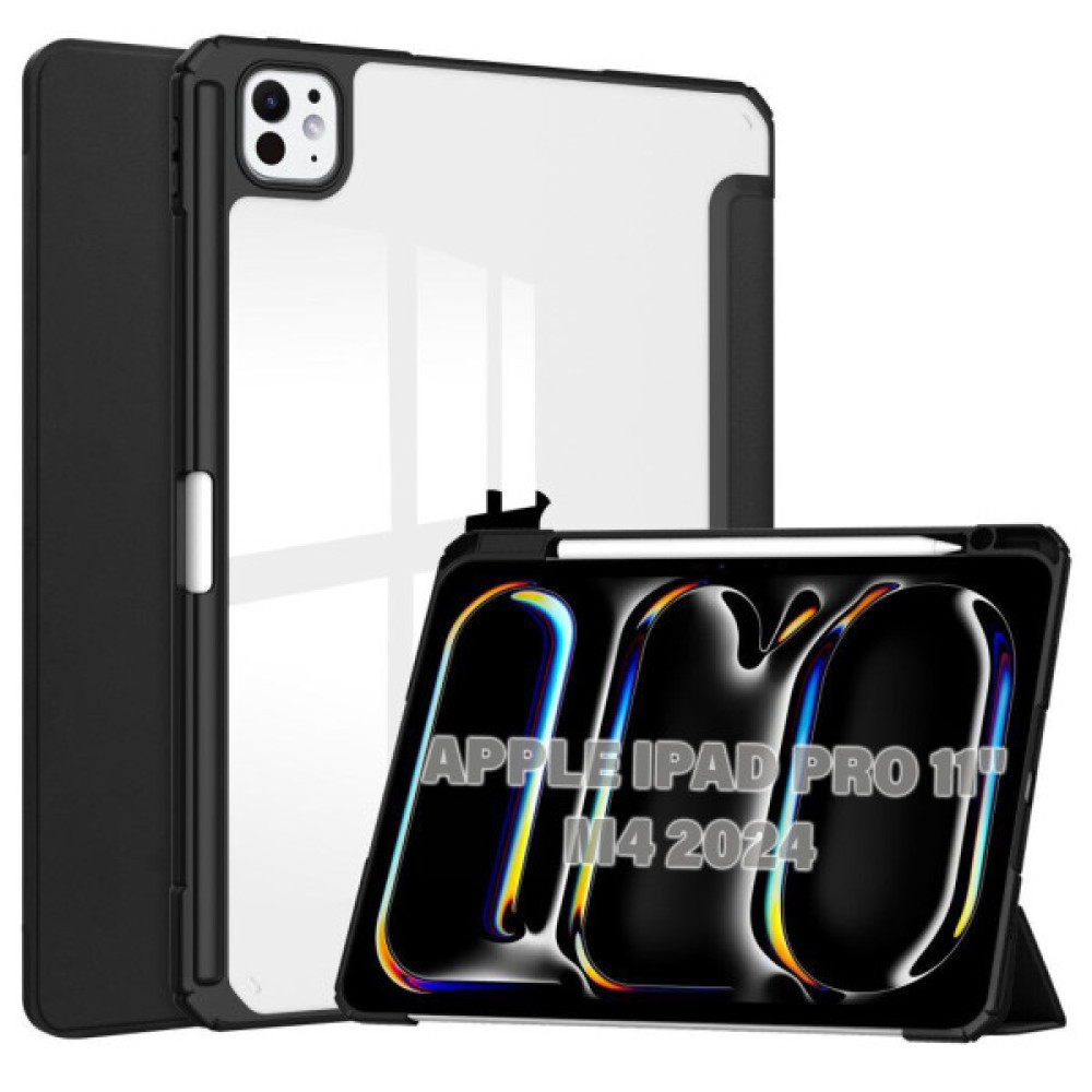 Чохол до планшета BeCover Soft Edge TPU Apple iPad Pro 11" M4 2024 Black (711714) Чохол до планшета BeCover Soft Edge TPU Apple iPad Pro 11" M4 2024 Black (711714)