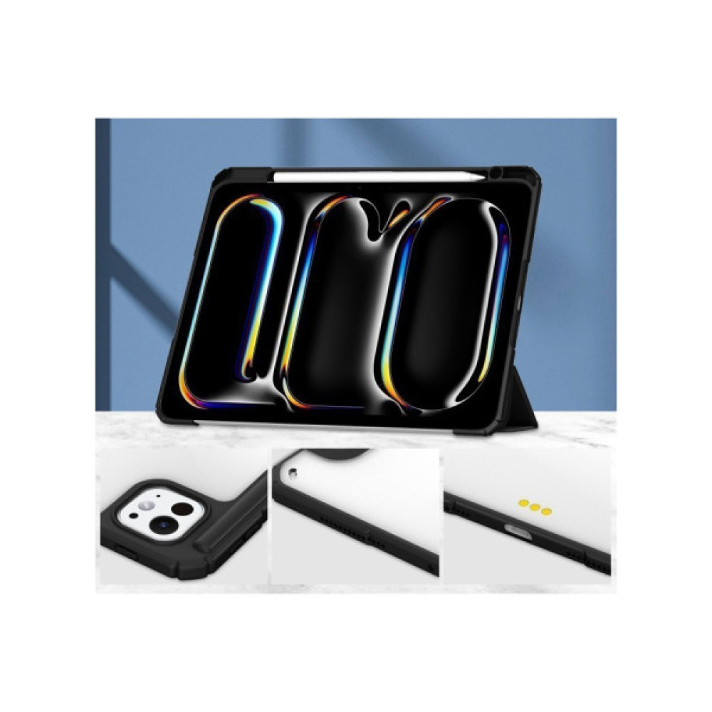 Чохол до планшета BeCover Soft Edge TPU Apple iPad Pro 11" M4 2024 Black (711714) Чохол до планшета BeCover Soft Edge TPU Apple iPad Pro 11" M4 2024 Black (711714)