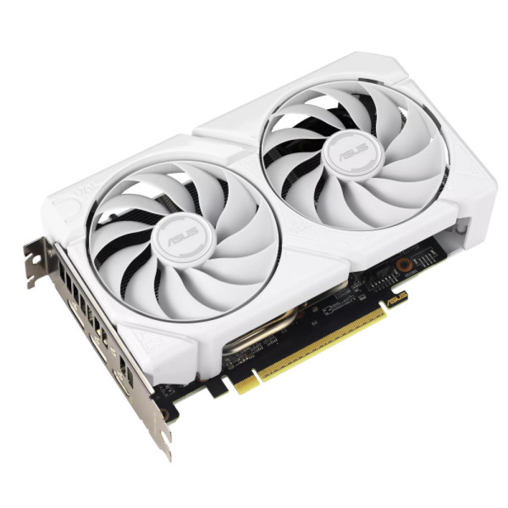 Вiдеокарта ASUS Radeon RX 9060 XT 16GB GDDR6 OC DUAL-RX9060XT-16G-WHITE білий