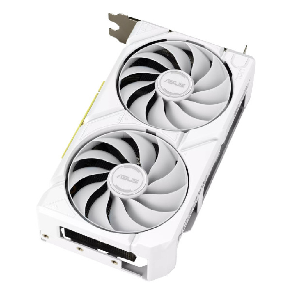 Вiдеокарта ASUS Radeon RX 9060 XT 16GB GDDR6 OC DUAL-RX9060XT-16G-WHITE білий
