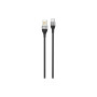 Дата кабель USB 2.0 AM to USB-C 1.0m 2.4A double-sided NB188 gray XO (6920680879700)