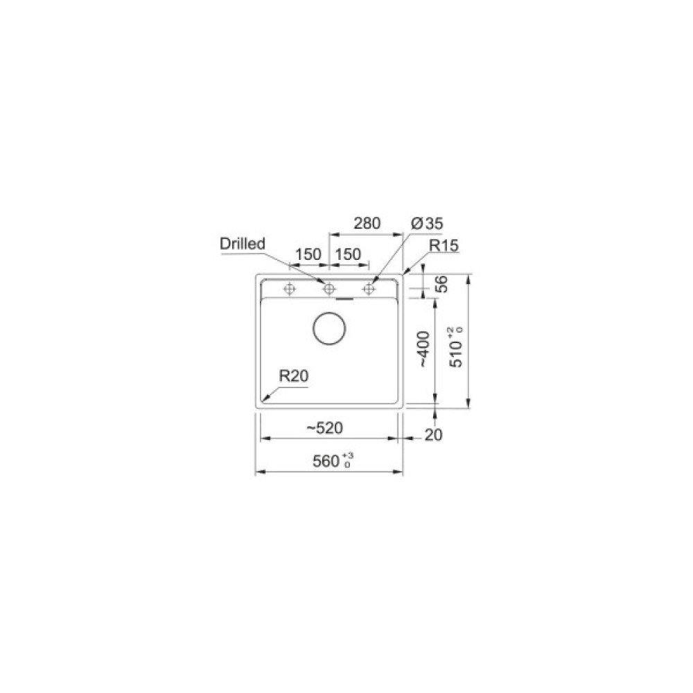 Мийка кухонна Franke Maris MRG 610-52 TL (114.0716.704)