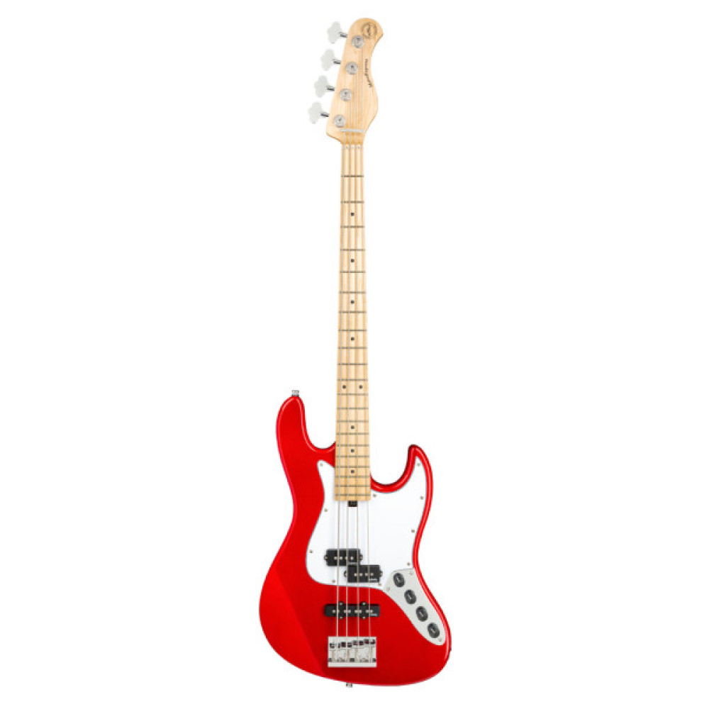 Бас-гітара Sadowsky MetroExpress 21-Fret Hybrid P/J Bass Maple 4-String - Candy Apple Red Metallic (SME21HP4 31M OKU FR)