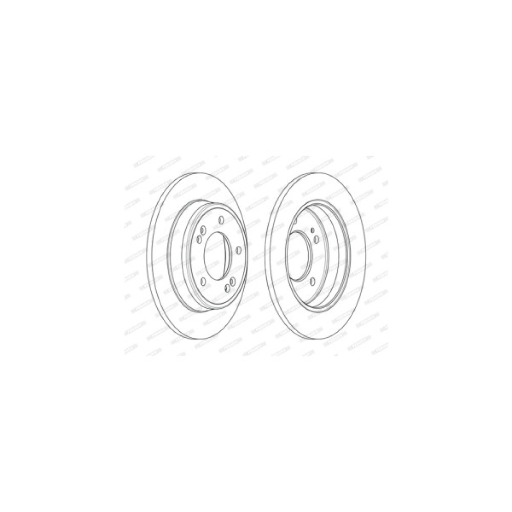 Гальмівний диск FERODO DDF2193C