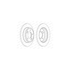Гальмівний диск FERODO DDF2193C