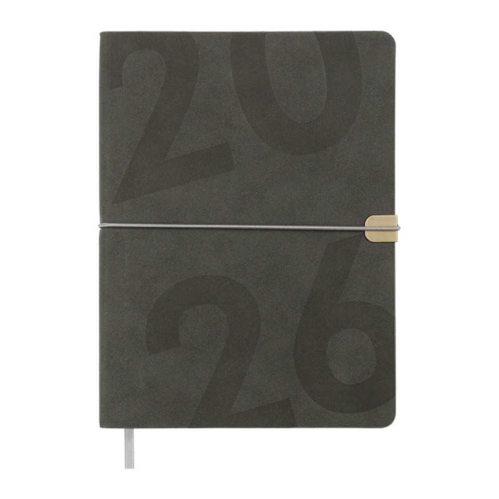 Тижневик Buromax датований 2026 BEST, А5 сірий (BM.2126-09)