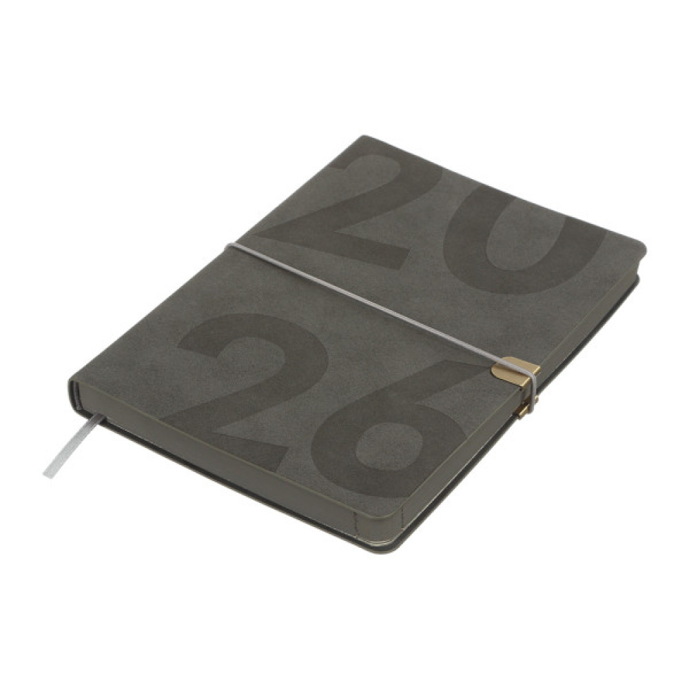 Тижневик Buromax датований 2026 BEST, А5 сірий (BM.2126-09)