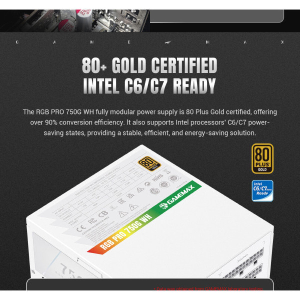 GAMEMAX RGB PRO 750G WH