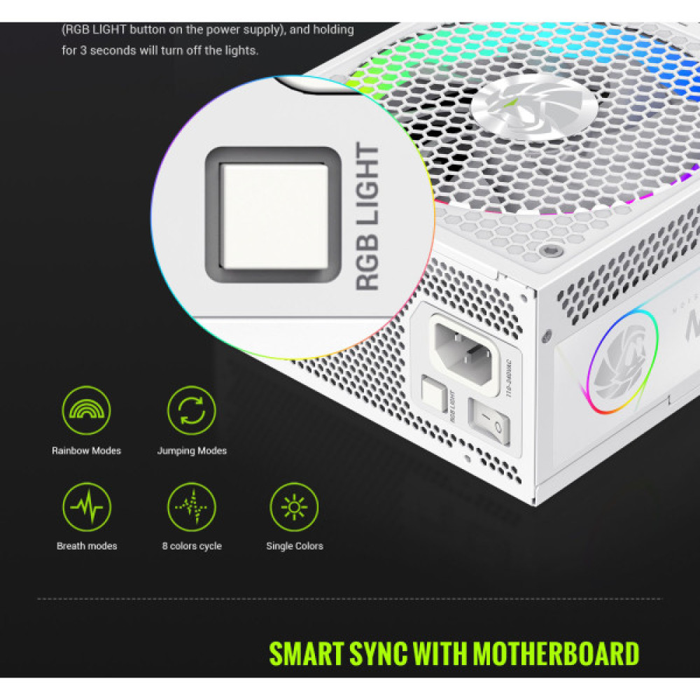 GAMEMAX RGB PRO 750G WH