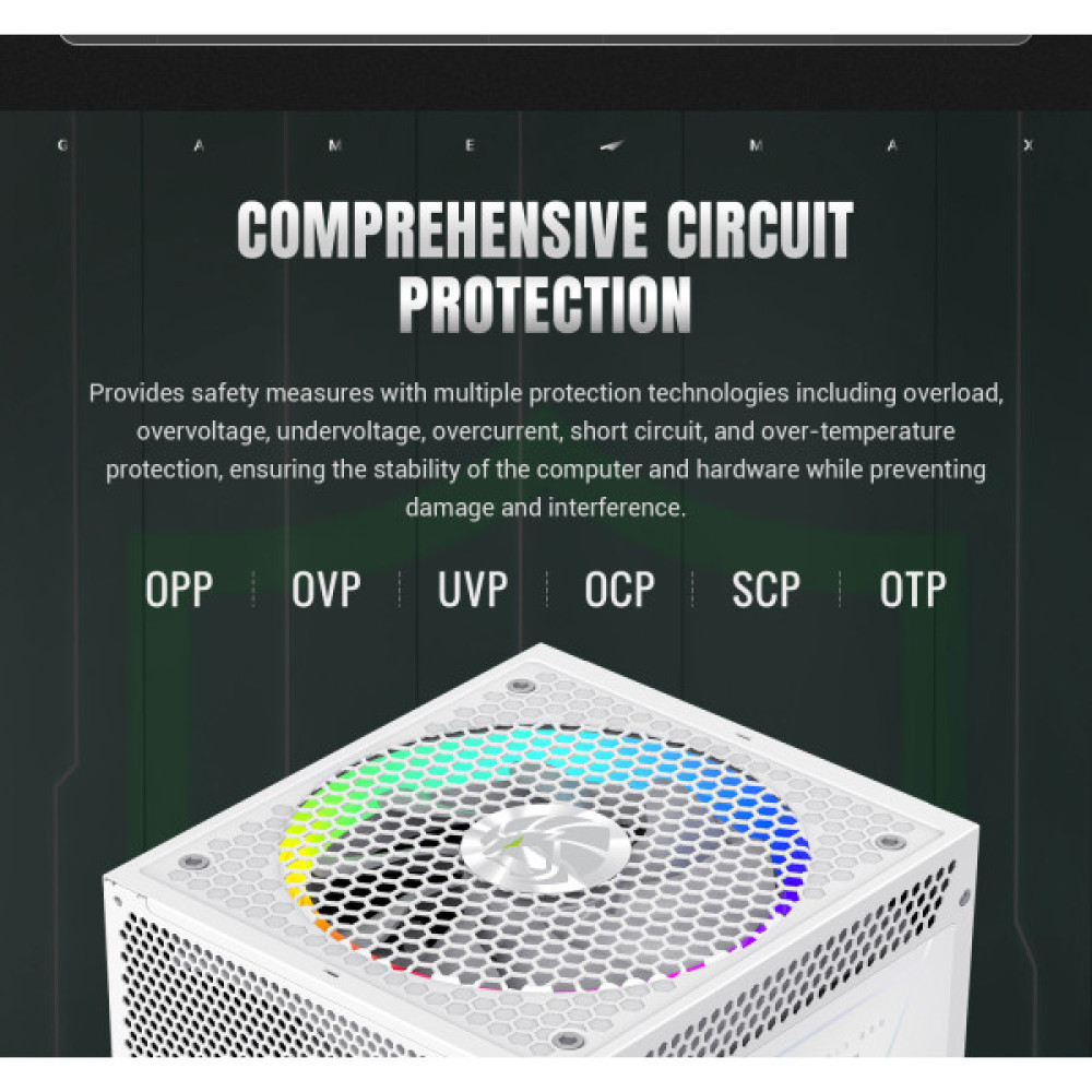 GAMEMAX RGB PRO 750G WH